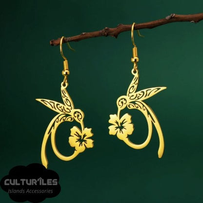 Boucles d'Oreilles Polynésiennes