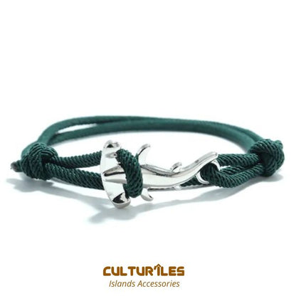 Bracelet Requin - Bracelet de corde nautique- Bracelet hommes - Bracelet femmes