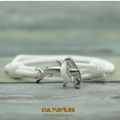 Bracelet Requin - Bracelet de corde nautique- Bracelet hommes - Bracelet femmes