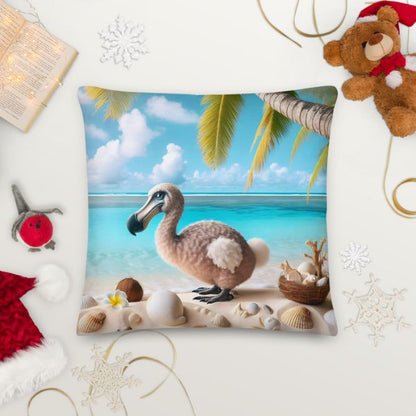 Coussin Déco  Haut de Gamme - Le dodo l'embleme de l'île Maurice