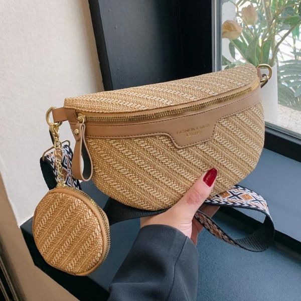 Sac Banane en Cuir PU pour Femme Avec un porte monnaie Culturiles