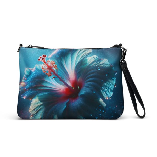 Sac bandoulière Design Hibiscus des Antilles