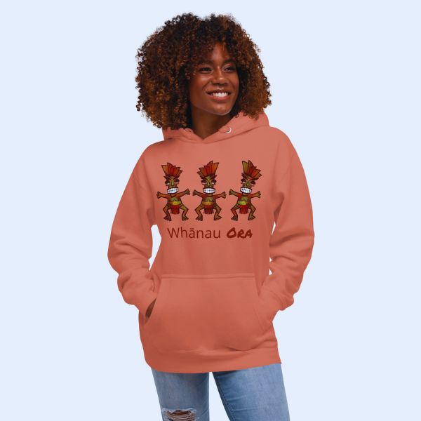 Sweat Shirt  à capuche  Femme  -  Whānau Ora (Famille unie)