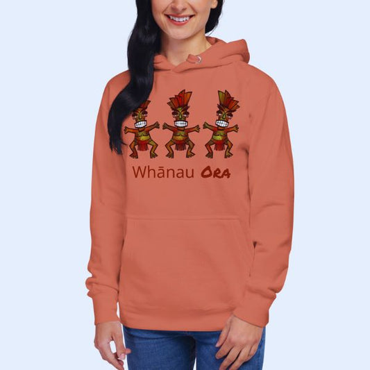 Sweat Shirt  à capuche  Femme  -  Whānau Ora (Famille unie)