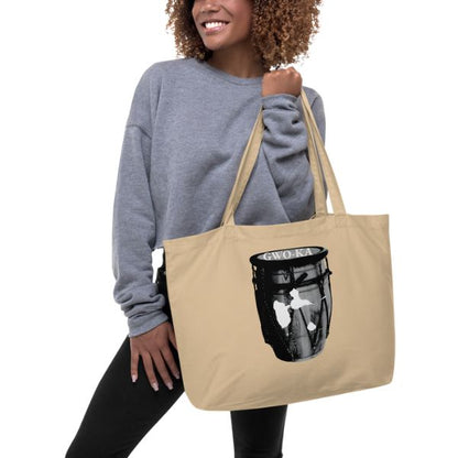 Grand Tote Bag Bio Design Tambour Ka – Symbole Culturel de la Guadeloupe