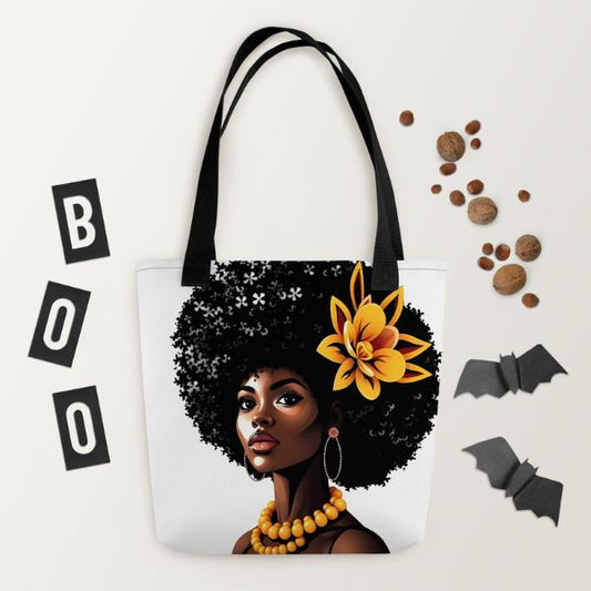 Tote Bag Femme Afro – Élégance et Fierté au Quotidien