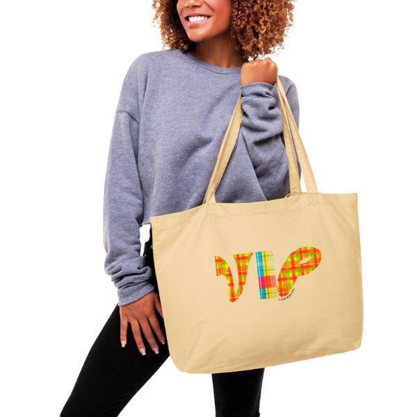 Grand Tote Bag Bio – Design VIP en Madras