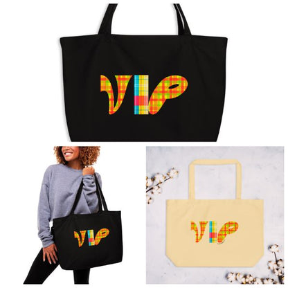 Grand Tote Bag Bio – Design VIP en Madras