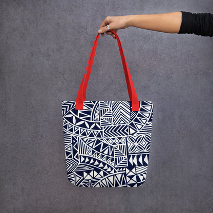 Sac ToteBag  - Motif  Polynésien  - Pacifique