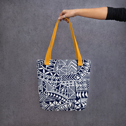 Sac ToteBag  - Motif  Polynésien  - Pacifique